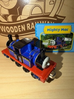 MIGHTY MAC  ! THOMAS FRIENDS TRAIN TAKE Along n play Diecast 2006 TWO FACES