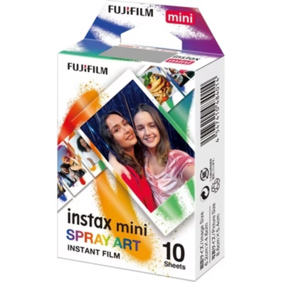 Película instantánea Fujifilm Instax Mini Spray Art - 10ct Foto 2 de 3