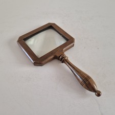 Very Nice Early Antique Treen Magnifying Glass