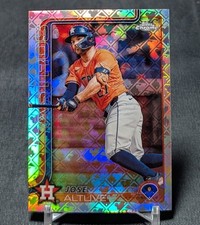 Jose Altuve 2025 Topps Chrome Logofractor Edition Card #77 Houston Astros