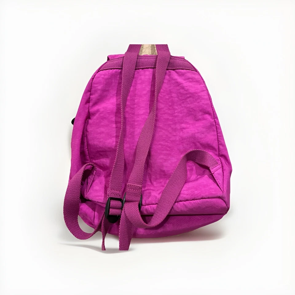 Mochila Kipling Firefly Rosa Nylon Mediana Bolsa para Libros Sin Dijes LIMPIA Foto 2 de 4