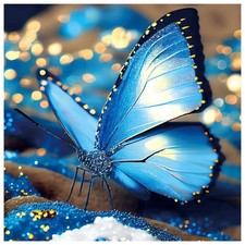 1024-Piece Blue Butterfly Jigsaw Puzzle for Adults - Challenging  Fun 