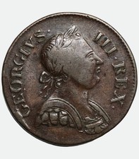 1775 UK GB United Kingdom Great Britain coin Half Penny, VF &ndash; George III