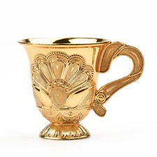 30ml Wine Glass Aluminium Alloy Tableware Restaurant Antique Vintage For Decor