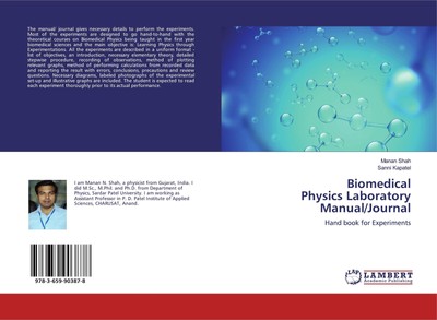Biomedical Physics Laboratory Manual/Journal Manan Shah