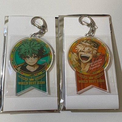 World Best Hero Deku Bakugo Acryl Schlüsselanhänger Kollektion Neu Limitierte...