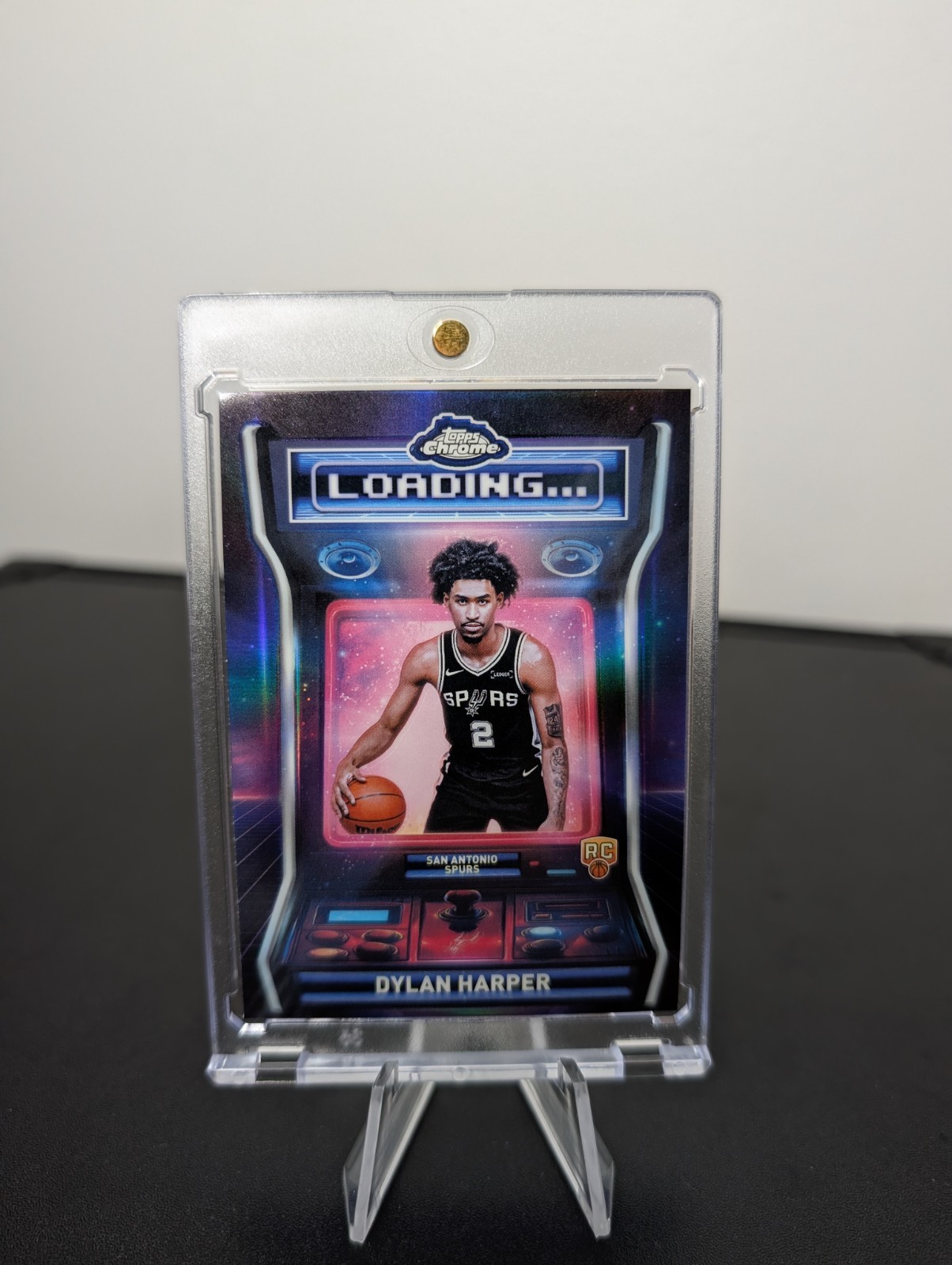 Dylan Harper RC 2025-26 Topps Chrome Refractor Loading San Antonio Spurs #LD-12
