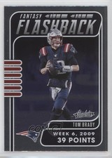 2020 Panini Absolute Fantasy Flashback Tom Brady #TB 06wv