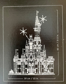 LEGO Disney: The Disney Castle (43222) NEW in sealed box 4837 pieces  age 18+