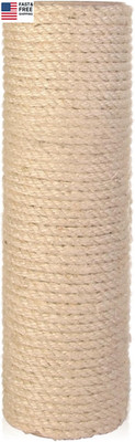 Replacement Sisal Post for Cat Scratching Posts, Backup Scratcher  (9 X 30 Cm)