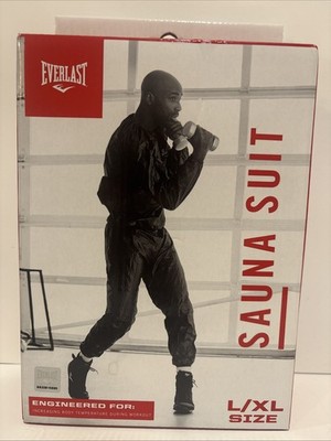 Everlast Sauna Suit PVC Elastic Waist Reinforced Size L/XL