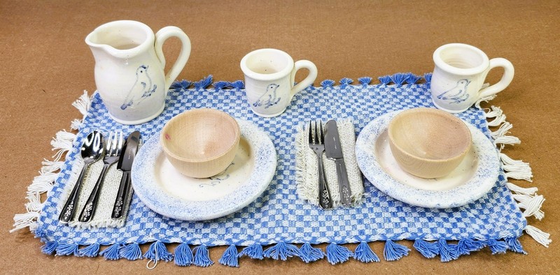 Pleasant Co American Girl Doll Kirsten's Pottery Set INCOMPLETE
