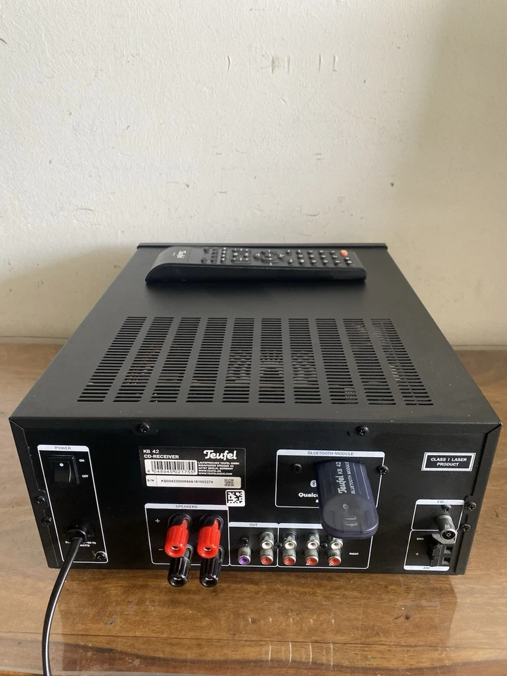 Teufel Kombo 42 CD-Receiver USB 2.1 Verstärker mit Bluetooth Adapter - Bild 4 von 4
