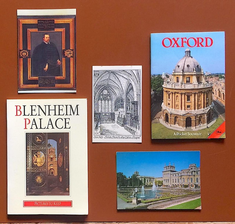 Guidebooks, Postcards for Oxford, Blenheim Palace