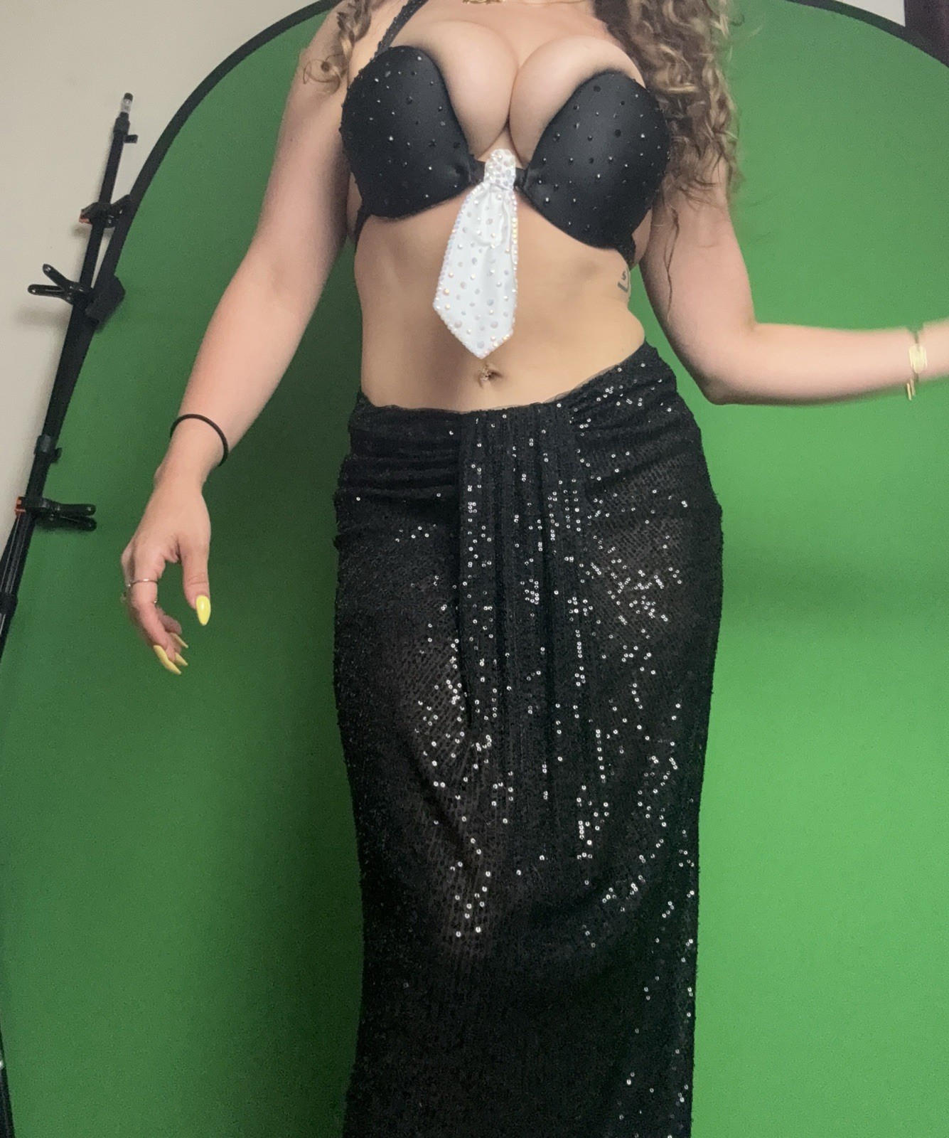 Black Belly Dance Costume - image 4