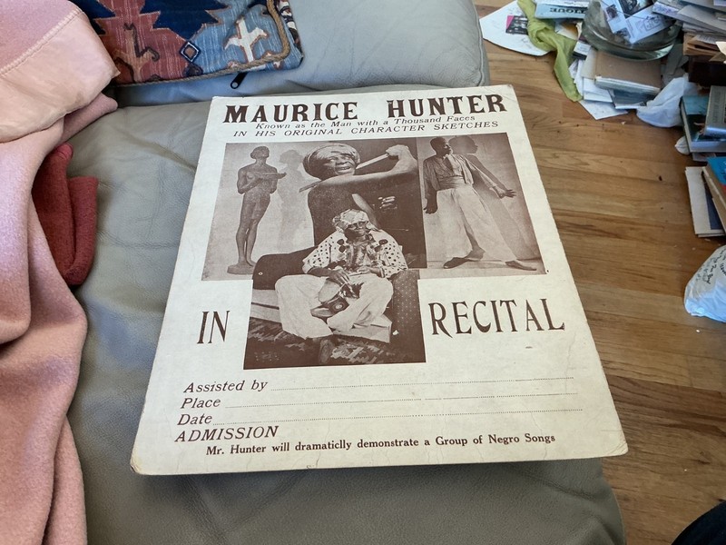 Maurice Hunter, Man with a Thousand Faces, Original Performance Poster