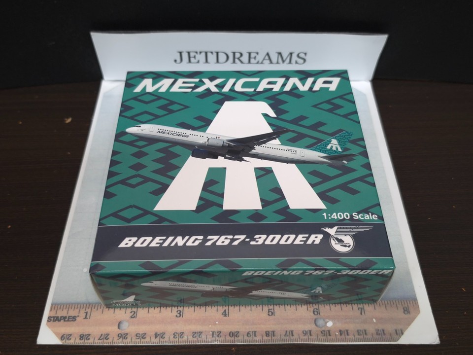 1/400 MEXICANA BOEING 767-300 1990'S COLORS XA-MXB 