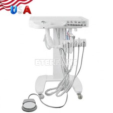 4H Mobile Dental Delivery Unit System Portable Cart Treatment Work Compressor