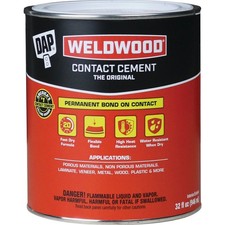 DAP Weldwood Qt. The Original Contact Cement 7079800272 DAP Weldwood 7079800272