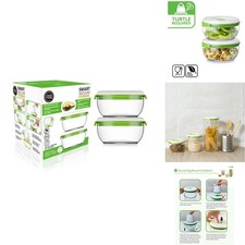FOSA 30850 Vacuum Seal Food Storage Containers 2 Pack 600ml (Pump Not Included)