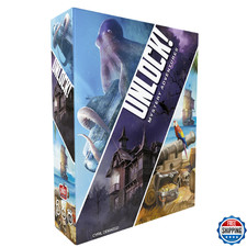 Asmodee UNLOCK Mystery Adventures Card Game - Escape Room-Inspired Cooperative