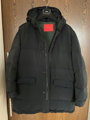 ISAIA NAPOLI Luxus Daunen Jacke Schwarz Size: IT 58 XXL
