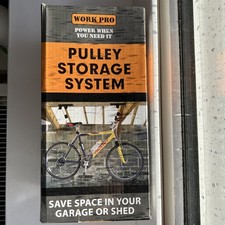Work Pro Pulley Storage System Space Saving Tool For Garage or Shed