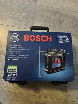 Bosch GLL50-40G 360° Cross-Line Laser Level Green Laser Self-Leveling Reinforced
