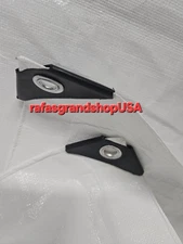 White Tarp Shades 7'X20' Canopy Multi-purpose Poly Sidewall Roof Tarp Heavy Duty