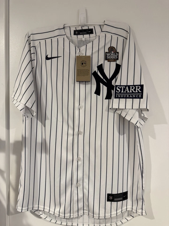 Camiseta Aaron Judge 2024 Nike Serie Mundial Limitada Talla L, Cosida Con Todos Parches Foto 2 de 4