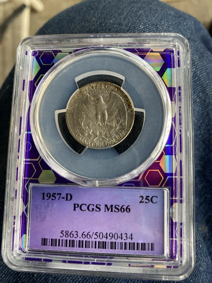 Ms66 1957d Quarter - Image 3 of 4