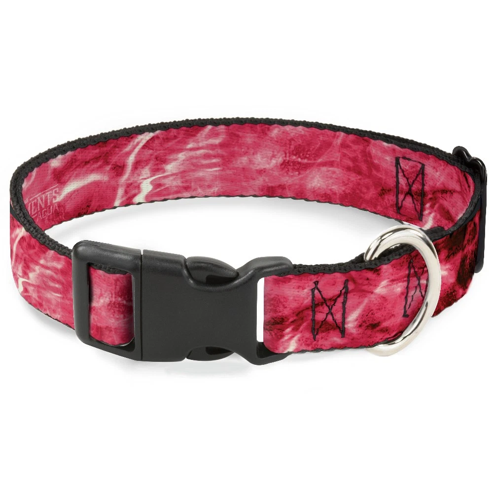 Plastic Clip Collar Mossy Oak Elements Anemone Agua Camo Pink NARROW (US IMPORT)