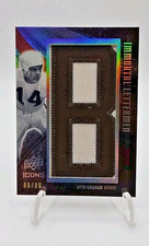 Otto Graham 2008 Upper Deck Icons Immortal Lettermen 