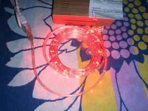 Red LED Light Strip 16.4" feet Flexible Connectable Lighting Waterproof