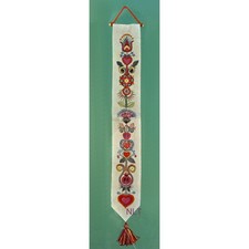 STELLA BELL PULL Vintage Crewel Embroidery Ki...