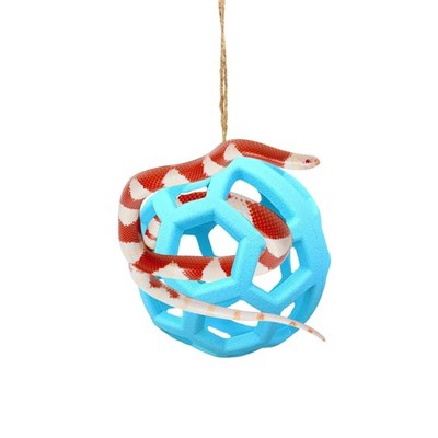 Slim Snake Python Reptile Climbing Python Playground Climbing Toys (Blue)