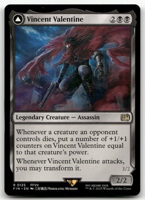 Vincent Valentine #125 (NM) Final Fantasy FIN Magic MTG