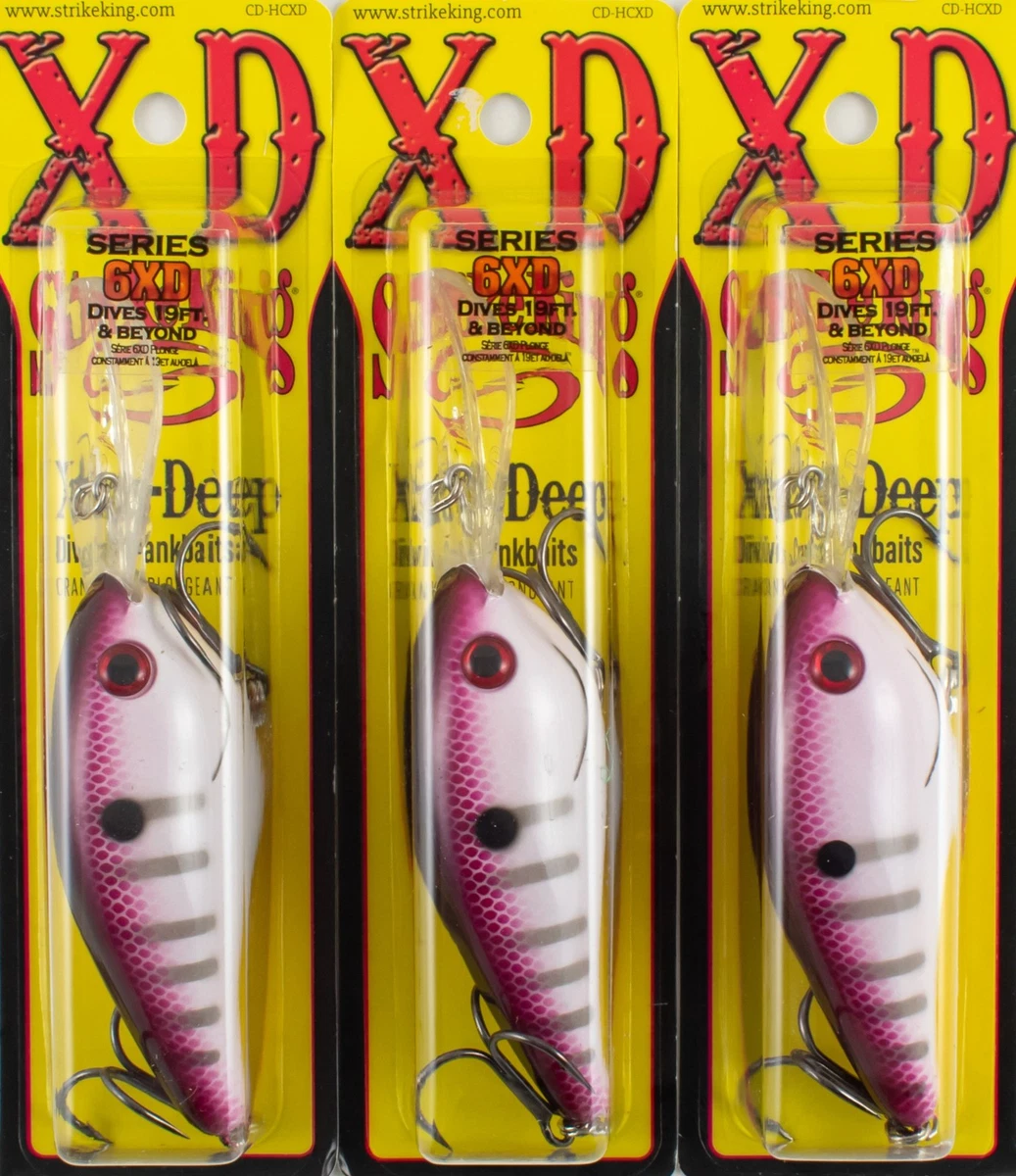 Lot 3 Leurres Vintage Strike King / ZMan - Crankbait - Pêche Eau Douce/salée