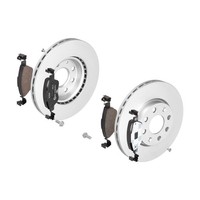 ATE Bremsscheiben + BremsbeläGe Vorne Bremsenset 257 Mm FüR Opel Adam Corsa D