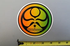 Hawaiian Island Creations HIC Surfboards Rasta Aloha V3A Vintage Surfing STICKER