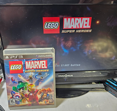 LEGO Marvel Super Heroes (Sony PlayStation 3, 2013) Game and Case