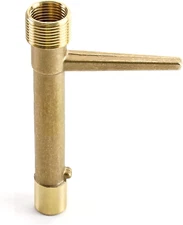 Quick Coupling Valve Key, 3/4 Inch Brass Irrigation Tool Sprinkler Key for Agric