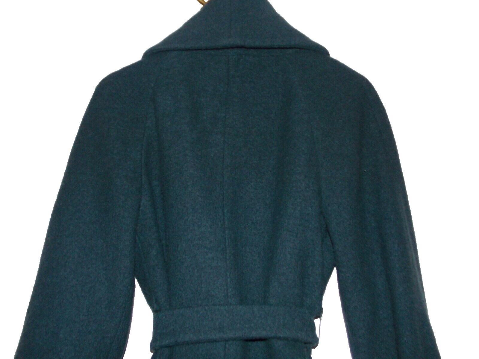 JIGSAW WRAP AROUND COAT SIZE 8/100 WOOL/DARK GREEN/VINTAGE/POCKETS/LINED/WINTER eBay