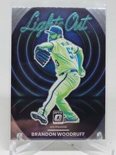 2022 Donruss OPTIC Baseball #LO-12 BRANDON WOODRUFF Lights Out D4A
