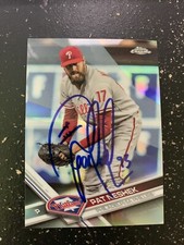 Lot of 2 different Pat Neshek autographed baseball Cards