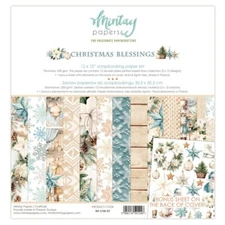 Mintay Papers - Christmas Blessings - 12x12 Paper Set + Bonus Sheet Scrapbook
