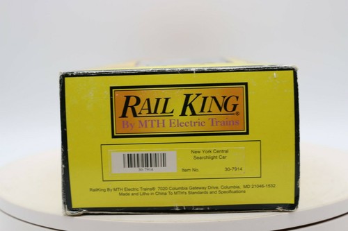 MTH Railking New York Central NYC 30-7914 Searchlight Car O Scale 1:48 Gauge - Picture 10 of 12