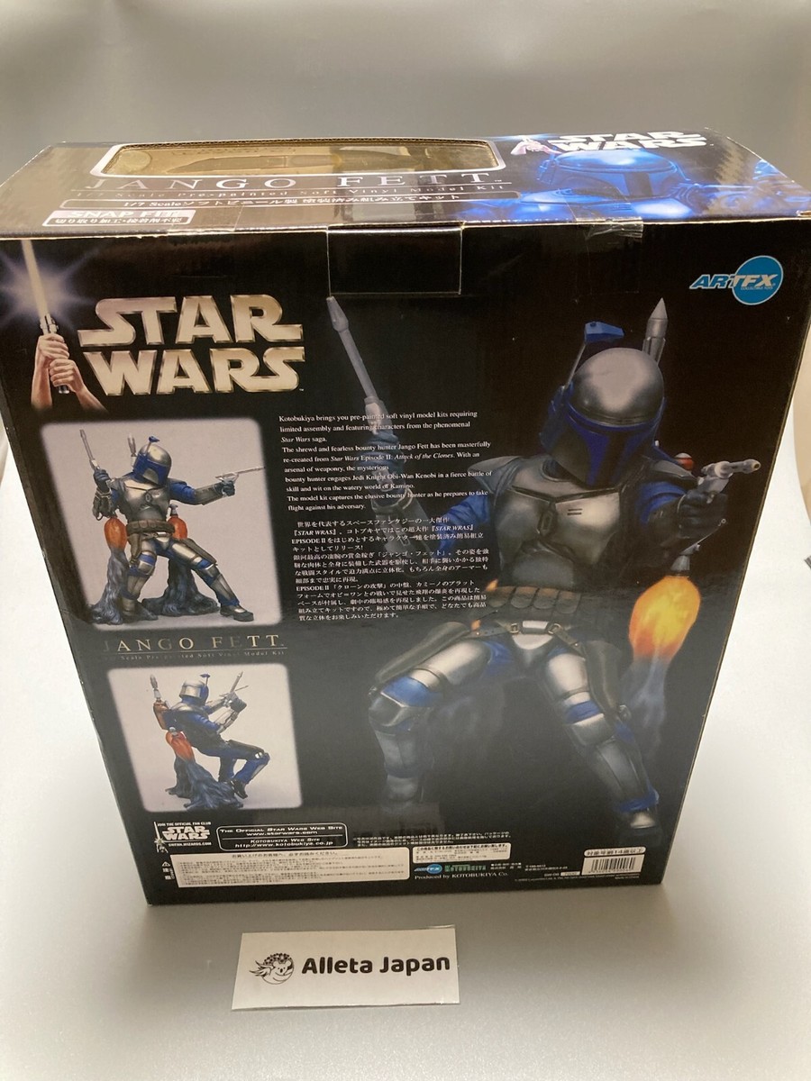 Star Wars Mandalorian Jango Fett 1/7 Artfx Kotobukiya 2004 Figure