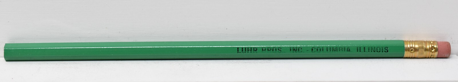 1950s Luhr Bros Brothers Inc 250 West Sand Bank Road Columbia Illinois Pencil