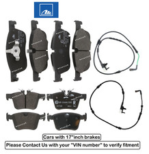 Front & Rear Brake Pad +Sensor OEM for Land Rover Range Rover Evoque (17"inch)